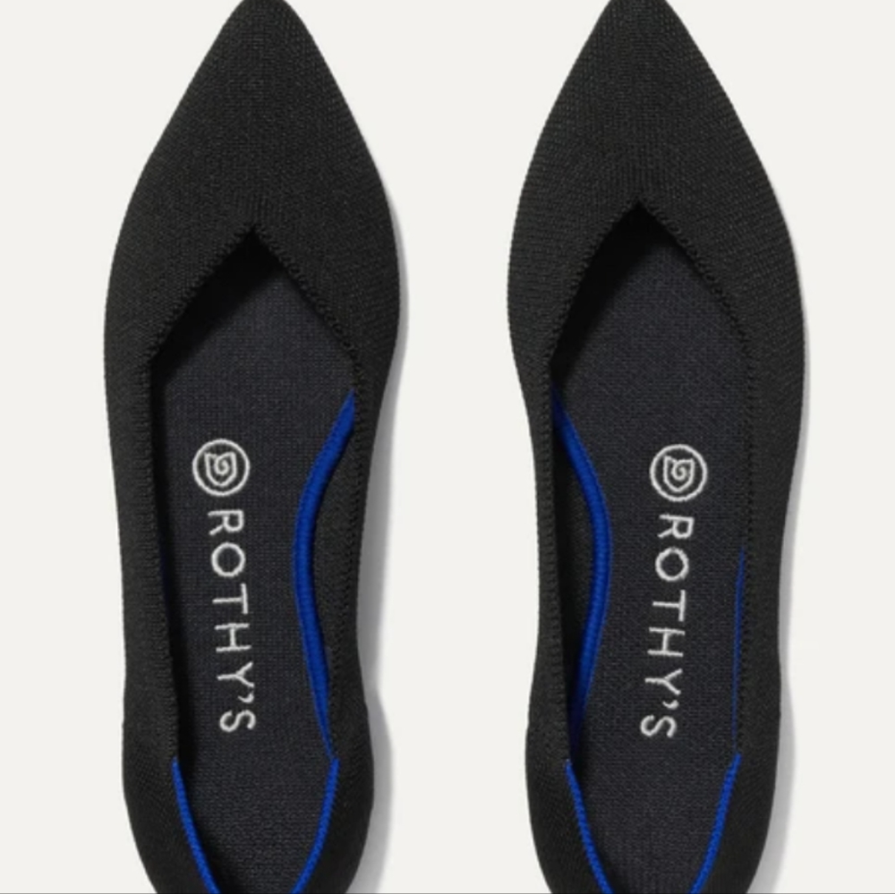 Rothy's The Point, Size 10, Black